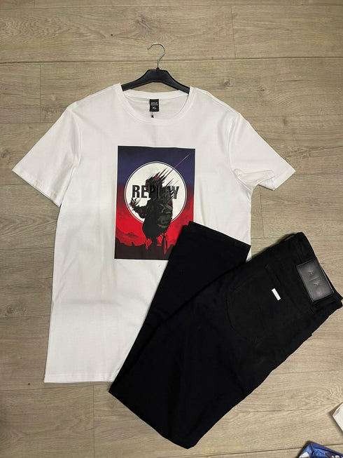 Replay tshirt Collection ריפליי חולצת קיץ לבן